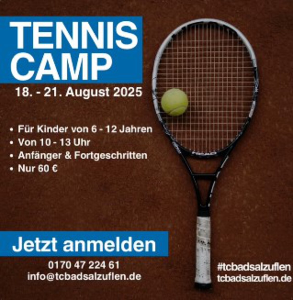 Sommer Camp vom 18.08. - 21.08.2025